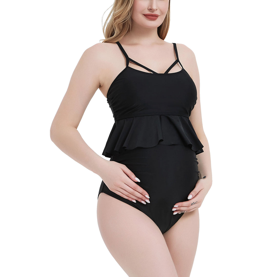 Bhome Maternity Swim Skirt High Waisted Bikini Bottom Swimwear with  Built-in Brief - black - Small : : Fashion